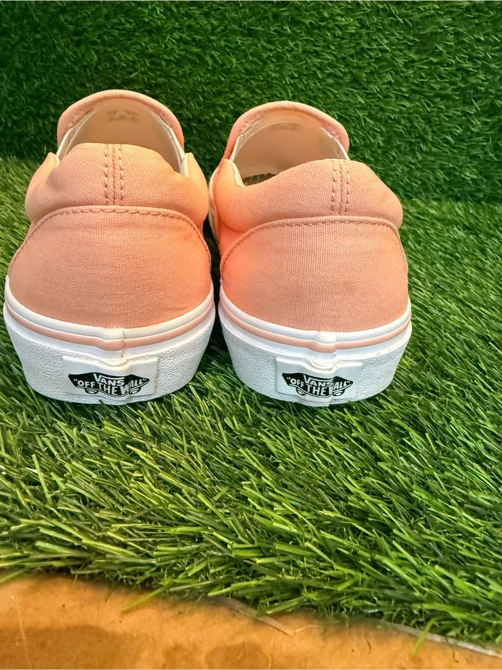 Vans Classic unisex Coral Slip-On Canvas Sneakers men 7.5 w 9 NEW